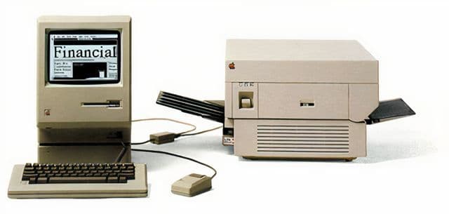 The original LaserWriter The original LaserWriter